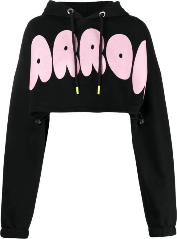 Barrow Trendy Crop Sweatshirt Black Dames