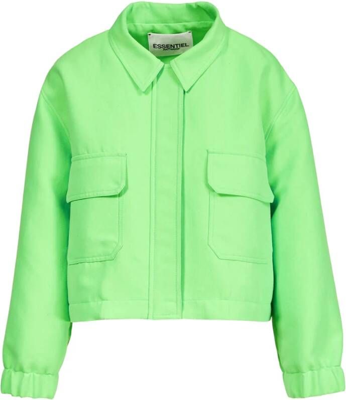Essentiel Antwerp Denis jacket groen-HI20 Groen Dames