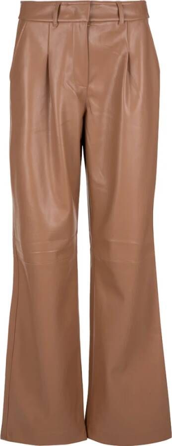 Essentiel Antwerp Wijde broek Beige Dames