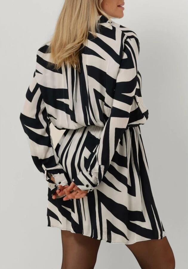 EST'SEVEN Dames Jurken Est journee Dress Bambu Donkerblauw - Foto 5