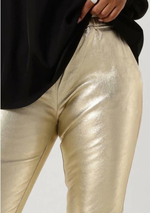 Est'Seven Boyfriend Pants Chino in Goud Yellow Dames - Foto 4