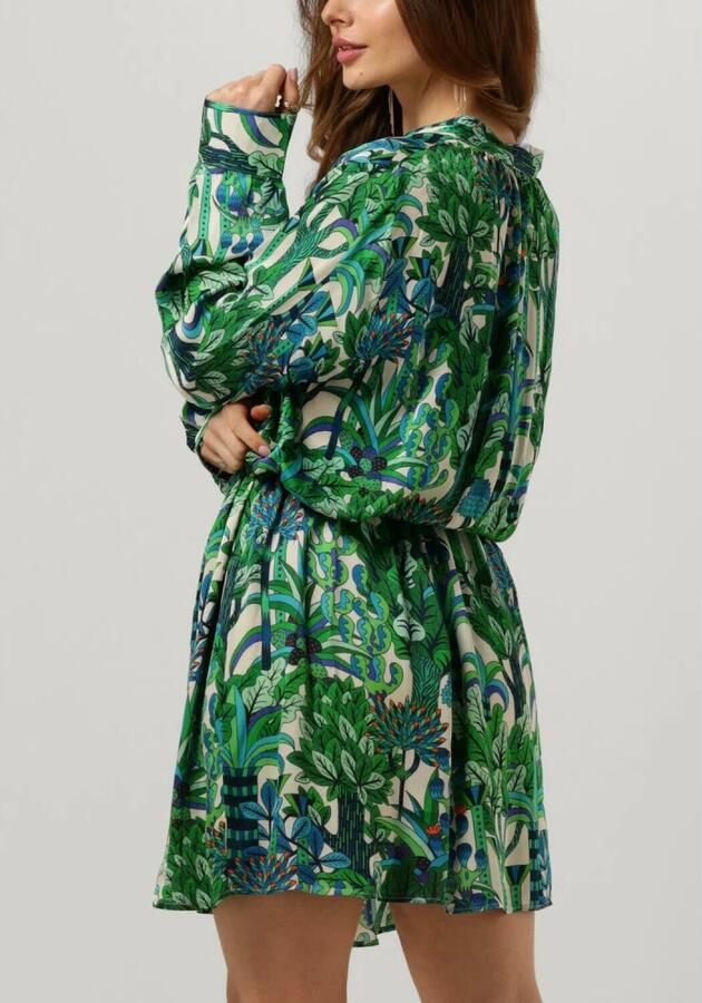 EST'SEVEN Dames Jurken Est journee Dress Bambu Groen - Foto 3