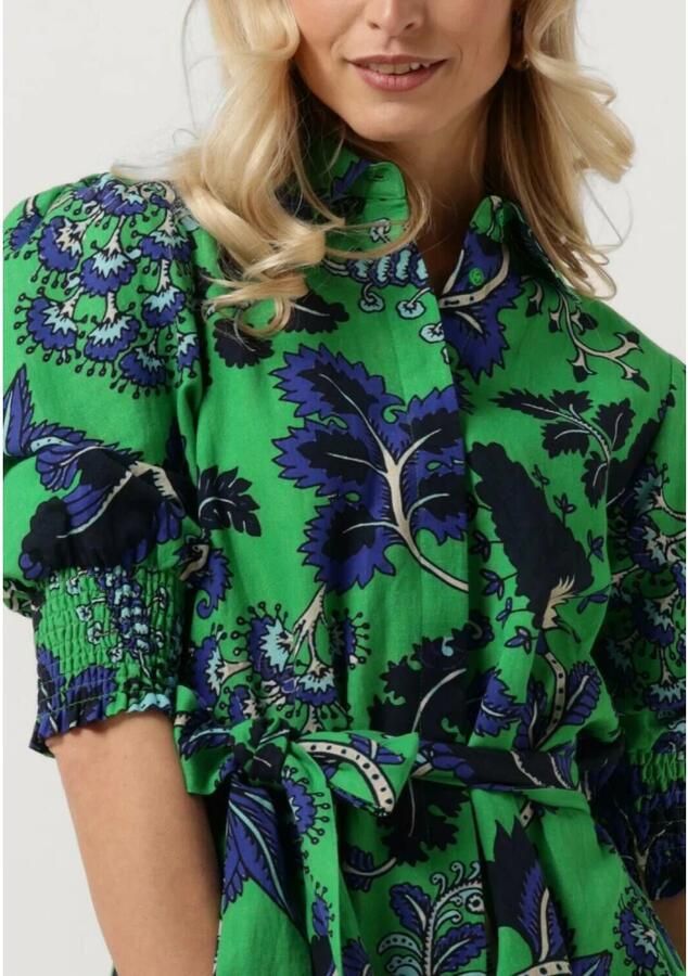 Est'Seven Groene Mini Jurk Elise Multicolor Dames