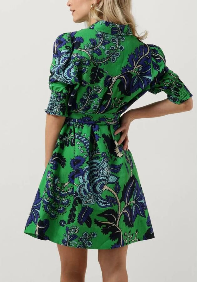 Est'Seven Groene Mini Jurk Elise Multicolor Dames - Foto 2