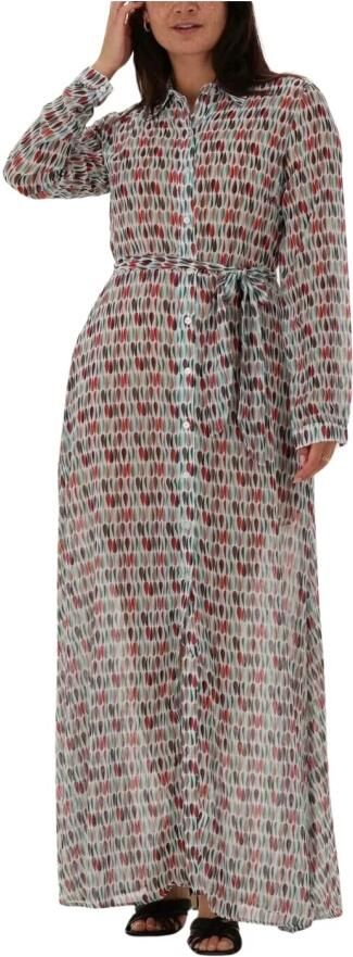 Est'Seven Maxi Jurk Dames Mode Multi-Kleur Multicolor Dames - Foto 4