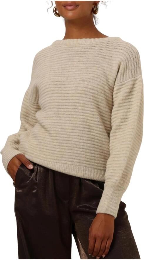 Est'Seven Sand Carry Sweater Casual Chic Look Beige Dames - Foto 7