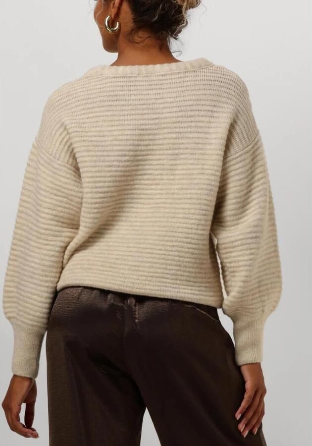 Est'Seven Sand Carry Sweater Casual Chic Look Beige Dames - Foto 6
