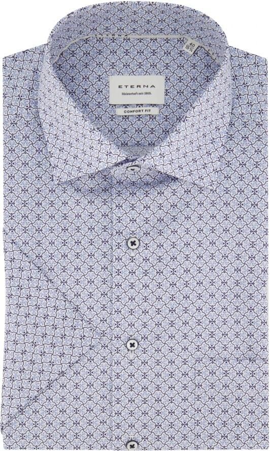 Eterna Overhemd met korte mouwen Comfort fit NON IRON (strijkvrij) - Foto 7