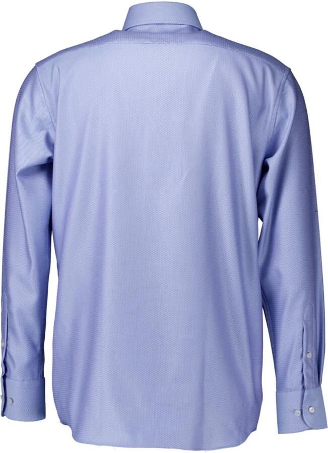 Eterna Blauw Overhemd Lange Mouw 1188 Blue Heren