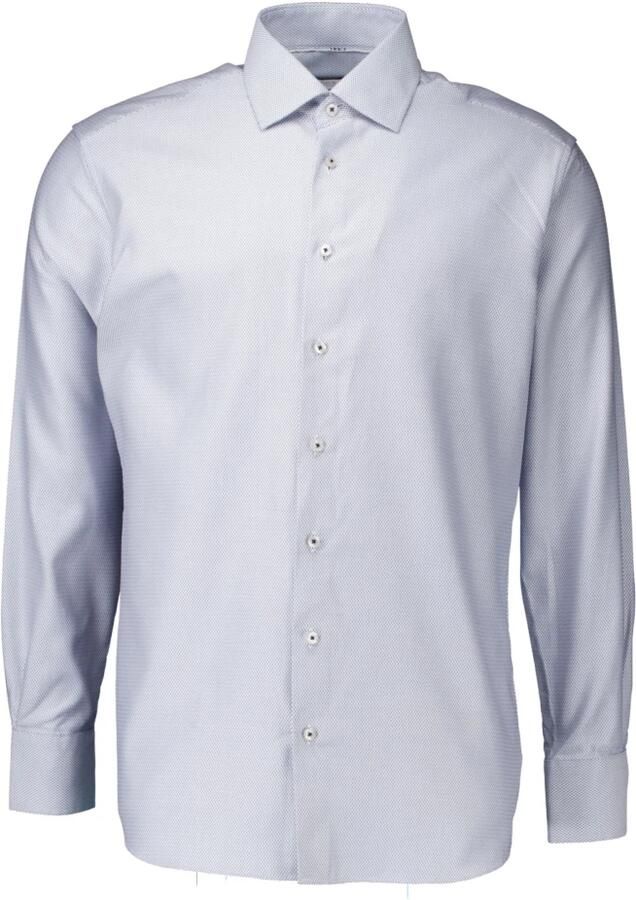 Eterna Blauw Overhemd Lange Mouw 1188 X687 Blue Heren - Foto 3