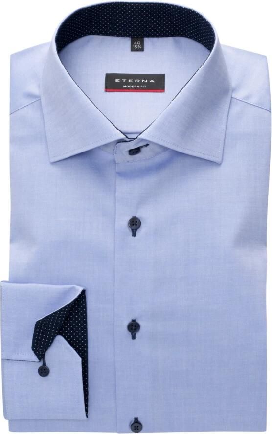 Eterna Overhemd met lange mouwen MODERN FIT NON IRON (strijkvrij) - Foto 7