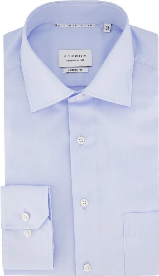 Eterna Business Overhemd Lichtblauw Blue Heren