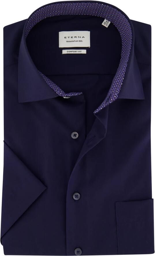 ETERNA COMFORT FIT Comfort fit zakelijk overhemd met kentkraag