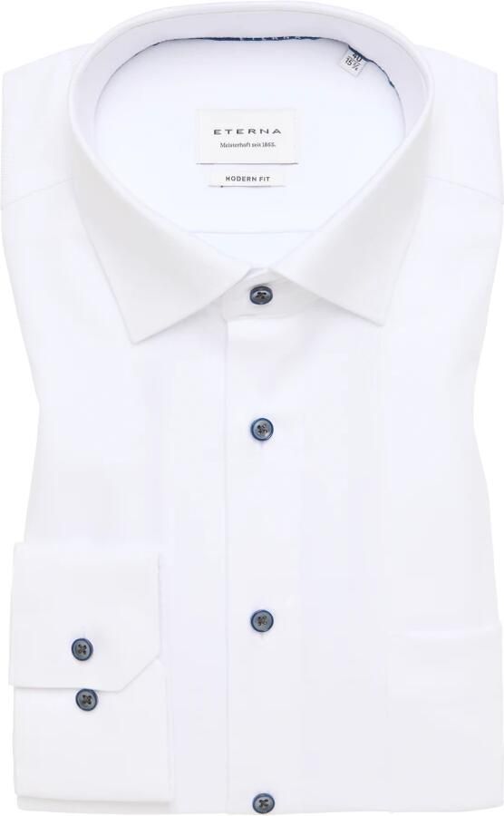 ETERNA REGULAR FIT Regular fit zakelijk overhemd met effen structuur - Foto 6