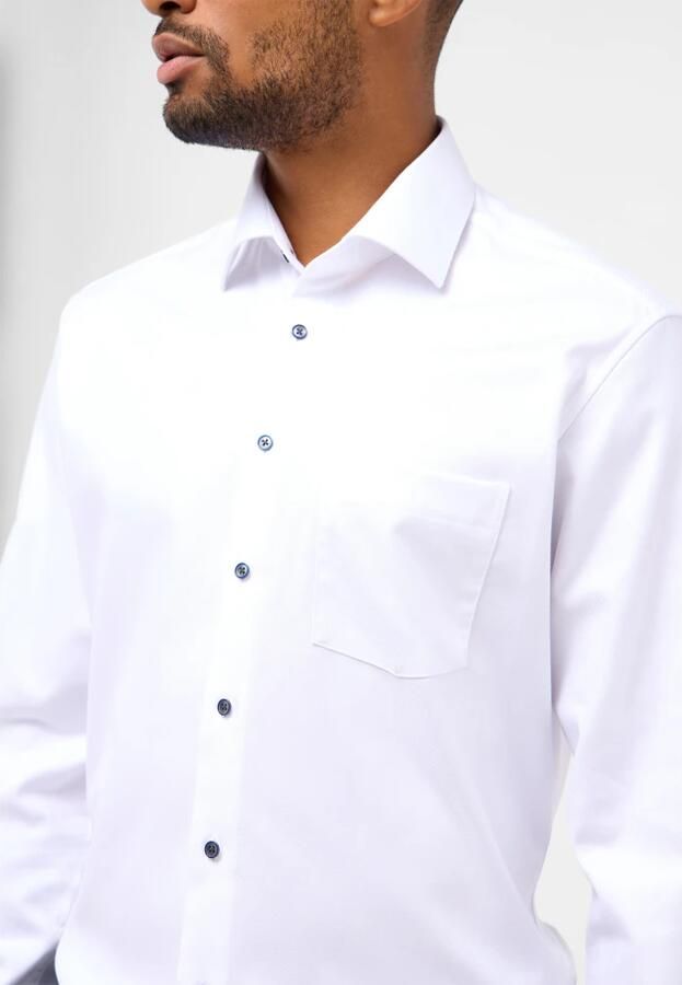 ETERNA REGULAR FIT Regular fit zakelijk overhemd met effen structuur - Foto 3