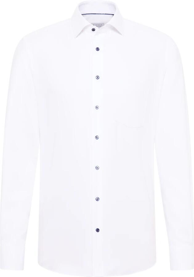 ETERNA REGULAR FIT Regular fit zakelijk overhemd met effen structuur