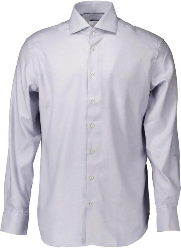 Eterna Grijze Overhemd Lange Mouw 1187 X68v Gray Heren