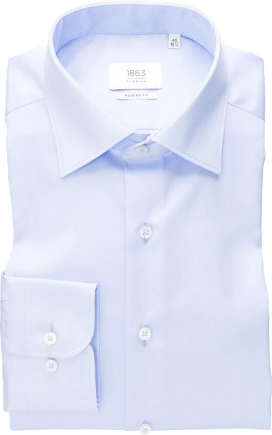 Eterna Modern fit zakelijk overhemd met kentkraag en sportmanchetten