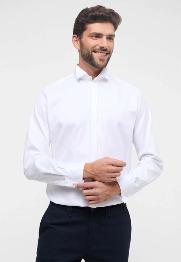 Eterna Overhemd met lange mouwen MODERN FIT NON IRON (strijkvrij) - Foto 6