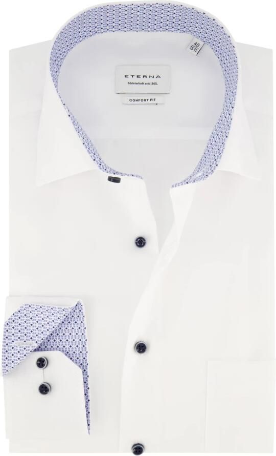 Eterna Overhemd met lange mouwen Comfort fit NON IRON (strijkvrij) - Foto 7