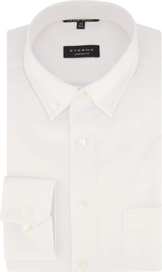 Eterna Overhemd met lange mouwen Comfort fit NON IRON (strijkvrij)