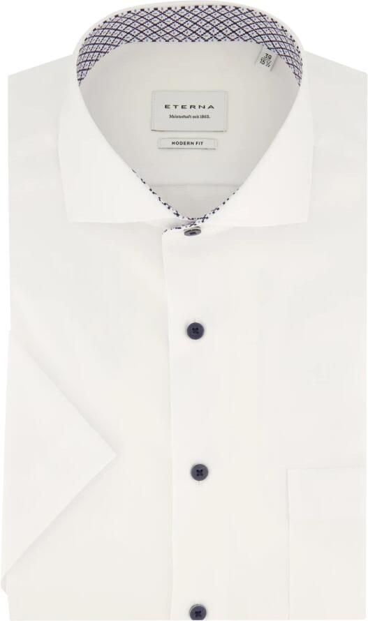 Eterna Modern fit zakelijk overhemd met borstzak