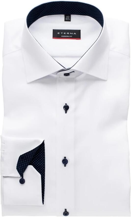 Eterna Overhemd met lange mouwen MODERN FIT NON IRON (strijkvrij) - Foto 7