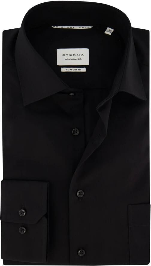 Eterna Overhemd met lange mouwen Comfort fit NON IRON (strijkvrij)