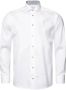 Eton Wit Overhemd met Klassieke Kraag en Button Down White Heren - Thumbnail 1