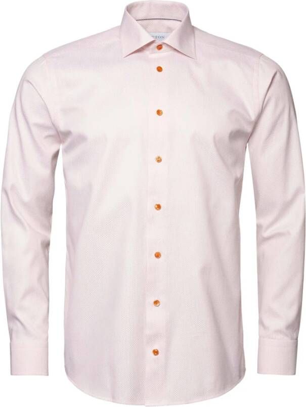 Eton Contemporary overhemd lichtroze Roze Heren