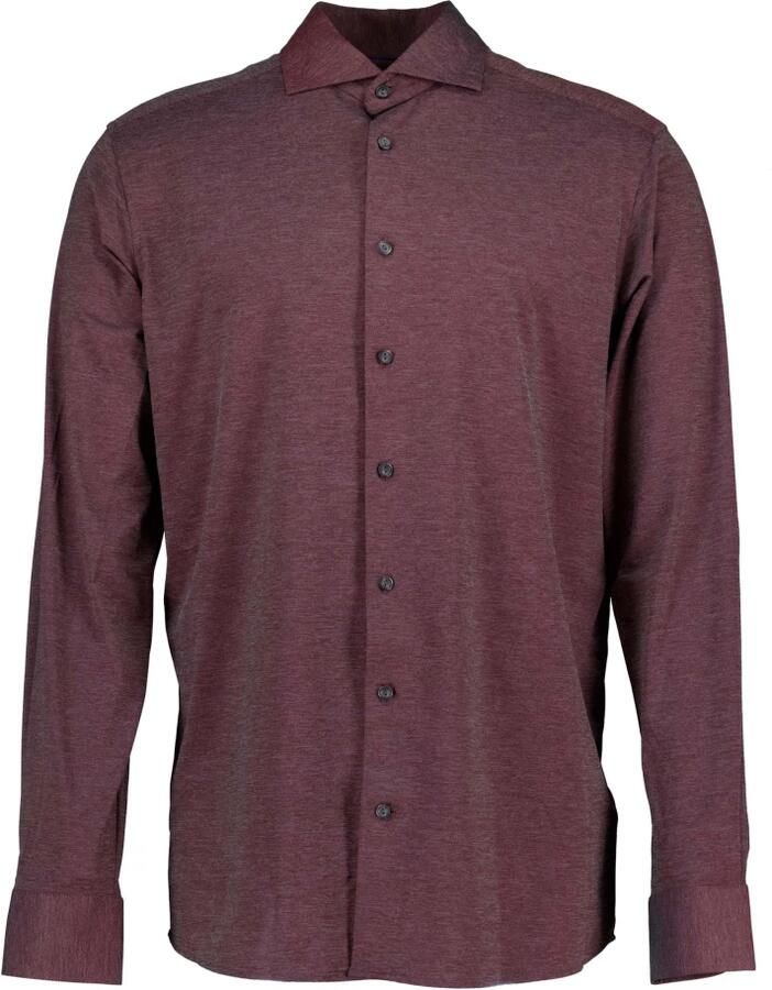 Eton Bordeaux Overhemden met Lange Mouwen Red Heren