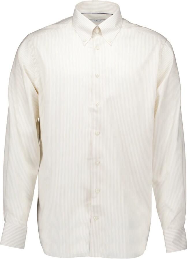 Eton Oxford lange mouw overhemden beige Heren