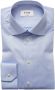 Eton Lichtblauwe Signature Twill Slim Overhemd Blue Heren - Thumbnail 1
