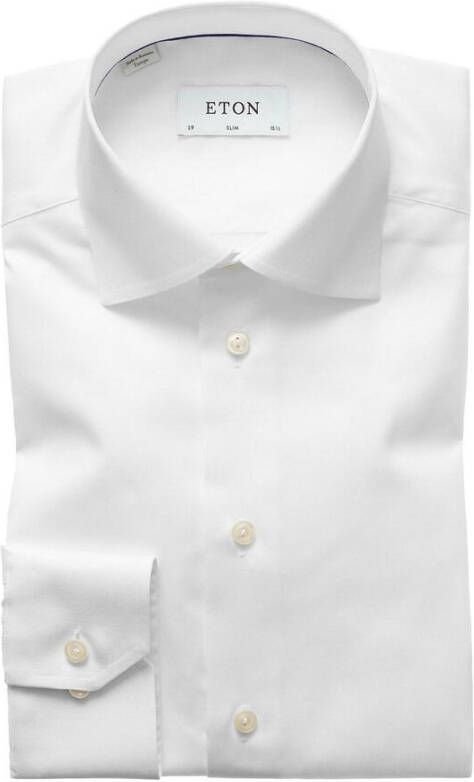Eton Fit overhemd Wit Heren