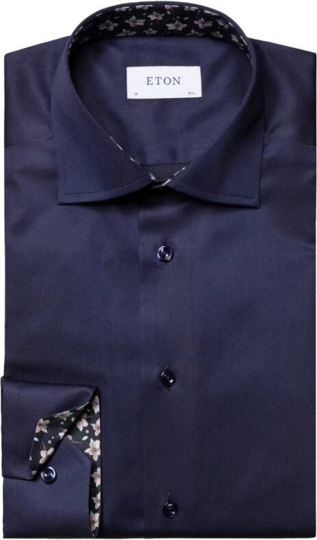 Eton Formal Shirts Blauw Heren