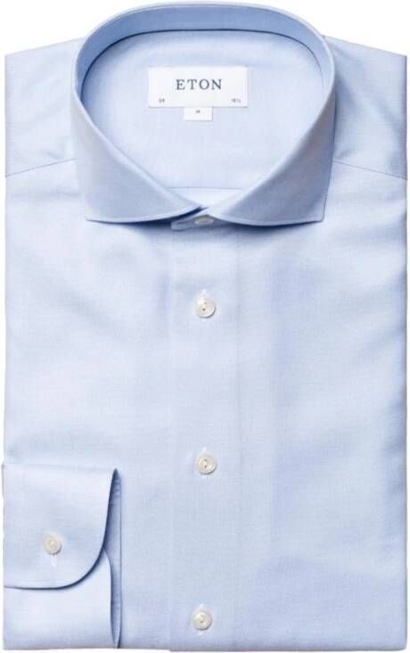 Eton Overhemd 1000 03412 21 Blauw Heren