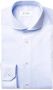 Eton Blauwe Slim Fit Textured Twill Overhemd Blue Heren - Thumbnail 1