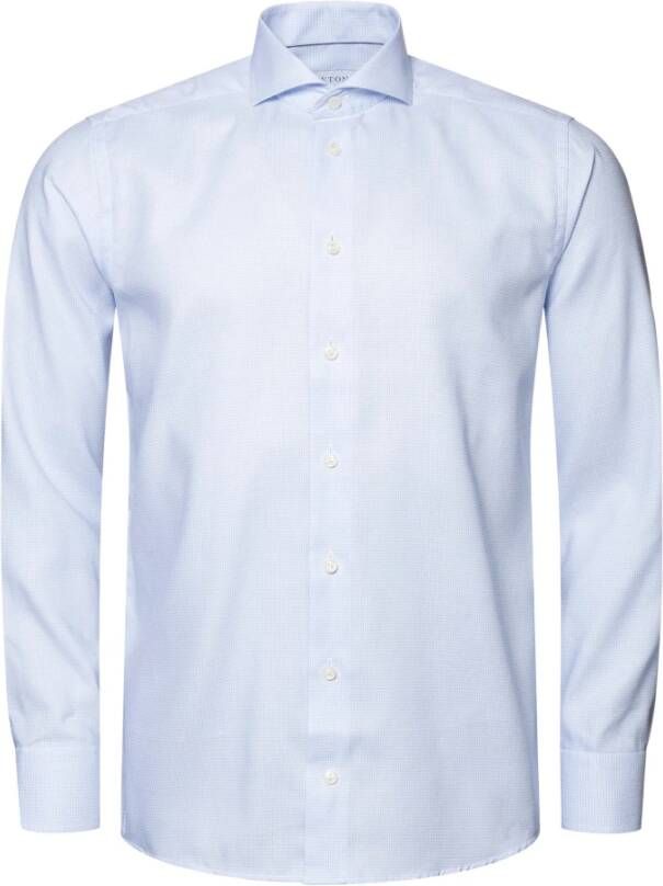 Eton Overhemd Slim Fit Lichtblauw 100004279 73 Blauw Heren