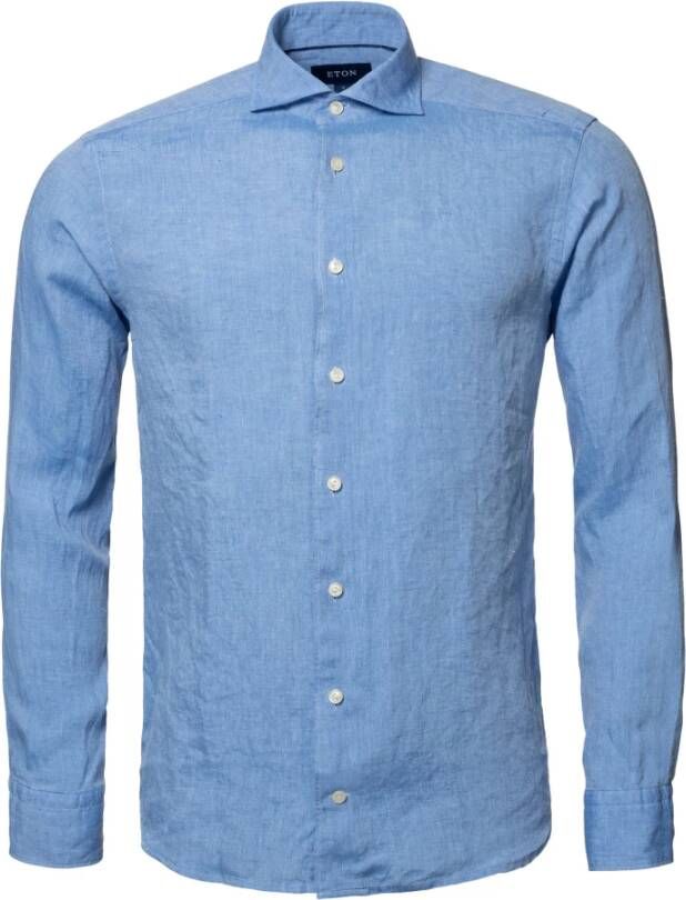 Eton Shirt 100002097 24 Blauw Heren