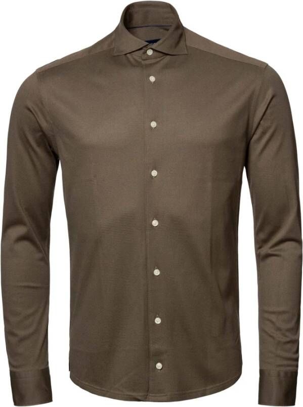 Eton Shirt Slim Fit 100002412 95 Bruin Heren