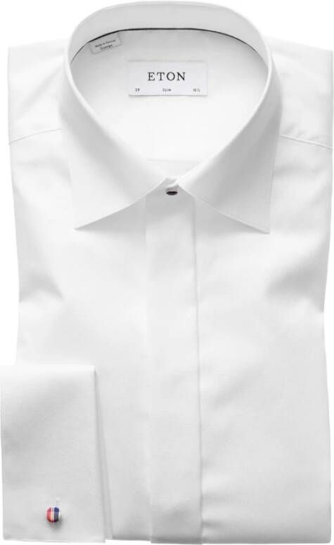 Eton Klassiek Wit Overhemd voor Heren White Heren