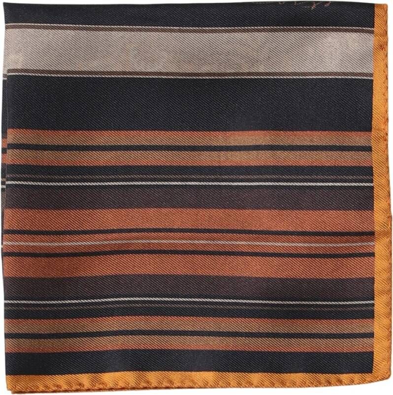 ETRO Dubbelzijdige Print Pochet Black Heren