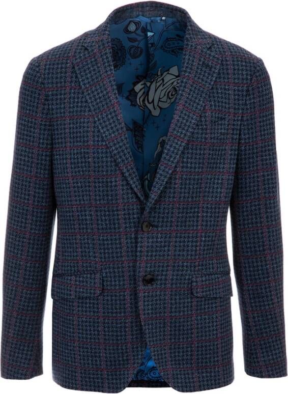 ETRO Blazerjas Blauw Heren
