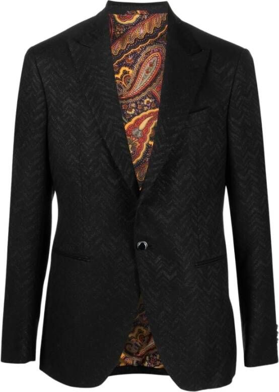 ETRO Blazers Zwart Heren