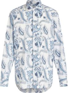 ETRO Bloemen Paisley Overhemd met Lange Mouwen Meerkleurig Heren