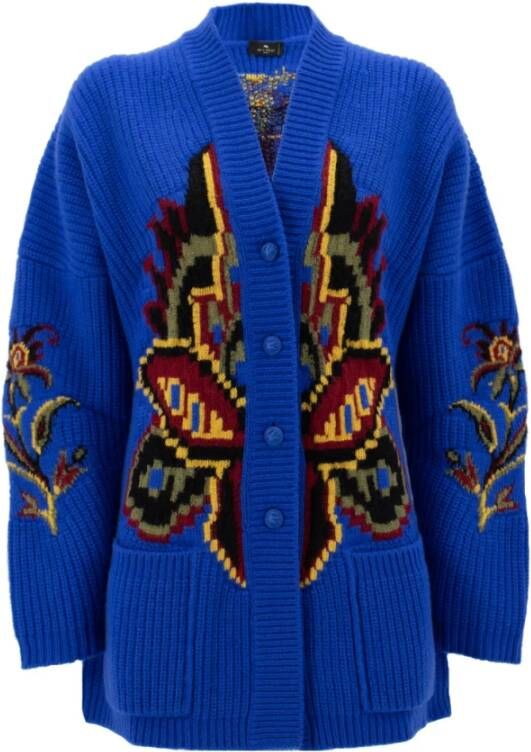 ETRO Cardigans Blauw Dames