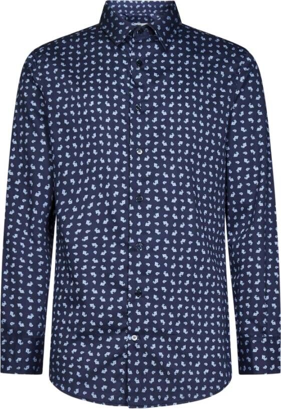 ETRO Casual overhemd Blauw Heren