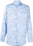 ETRO Pinafore Metal Overhemden Blue Heren - Thumbnail 1