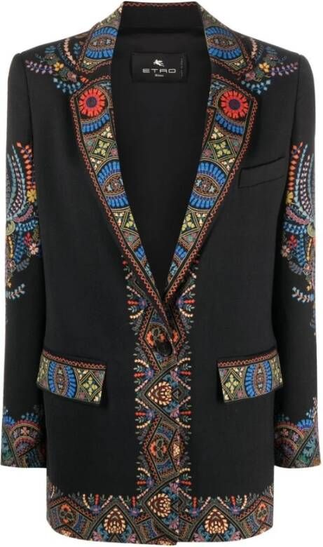 ETRO Chaqueta Zwart Dames