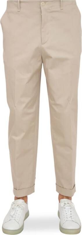 ETRO Cropped Trousers Beige Heren